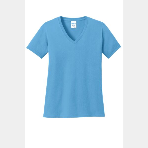 Women's Core Cotton V Neck Tee Thumbnail