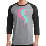 Core Blend 3/4 Sleeve Raglan Tee Thumbnail